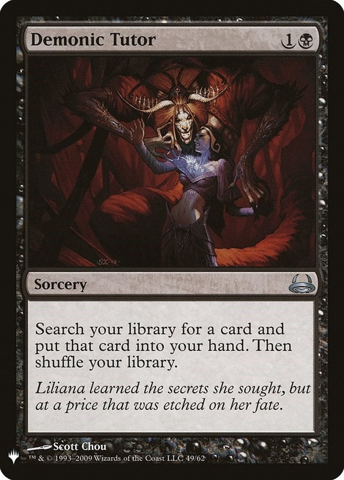 Demonic Tutor (DVD) (49) [LIST] - MTG Single