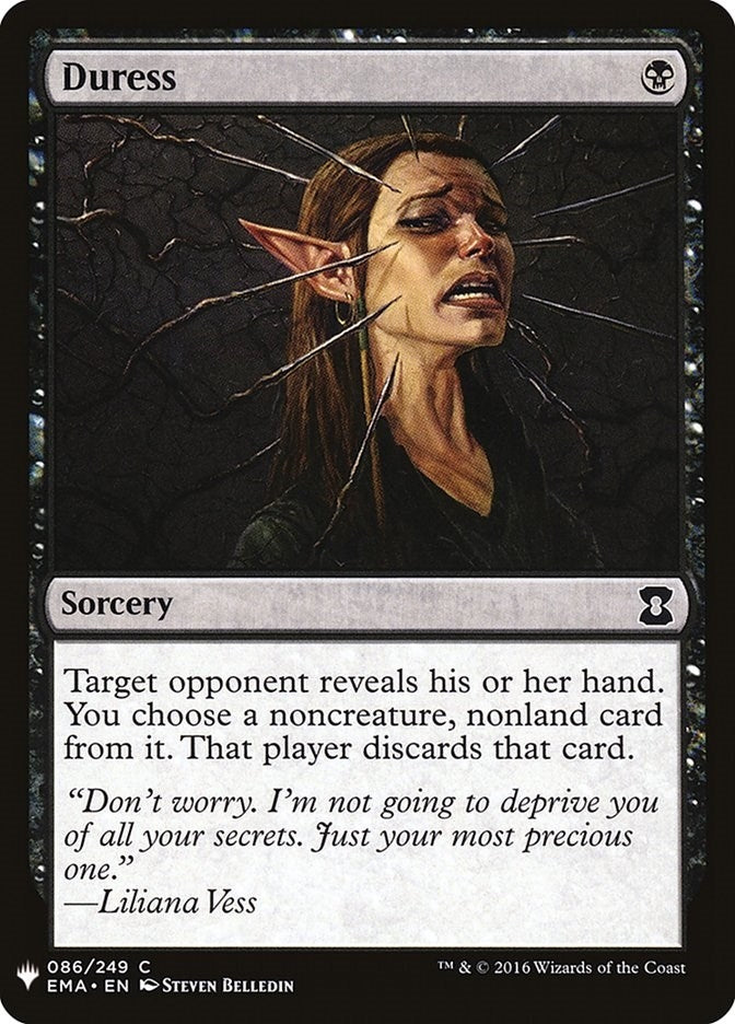 Duress (86) [LIST] - MTG Single