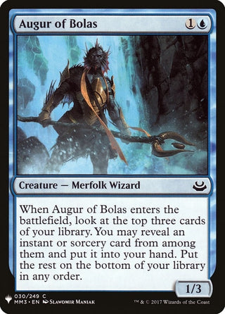 Augur of Bolas (30) [LIST] - MTG Single