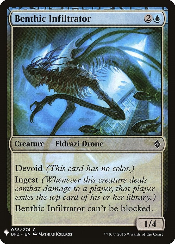 Benthic Infiltrator (55) [LIST] - MTG Single