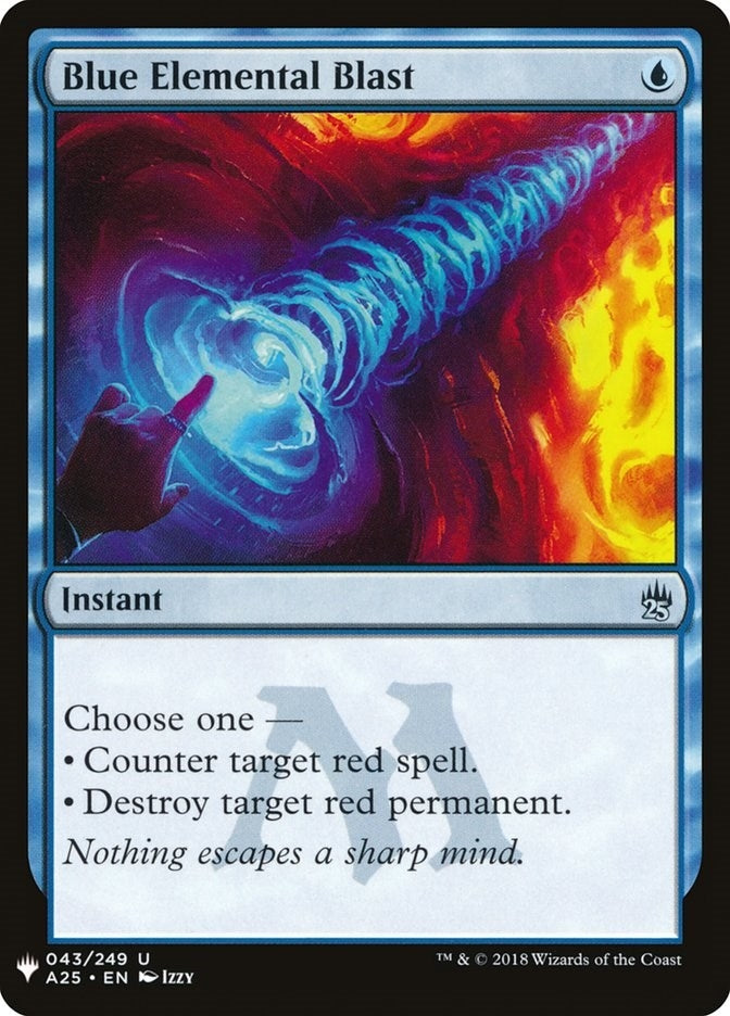Blue Elemental Blast (43) [LIST] - MTG Single