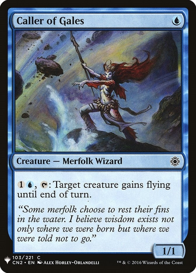 Caller of Gales (103) [LIST] - MTG Single