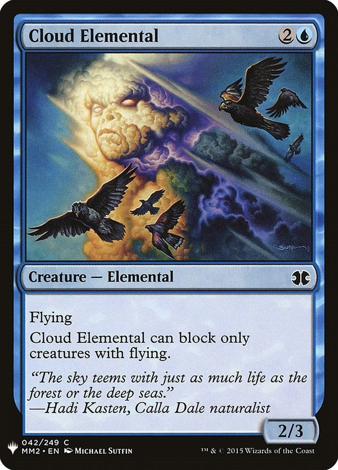 Cloud Elemental (42) [LIST] - MTG Single