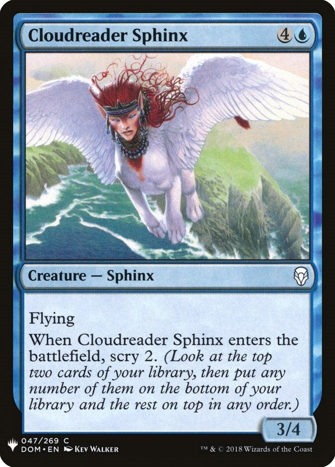Cloudreader Sphinx (47) [LIST] - MTG Single