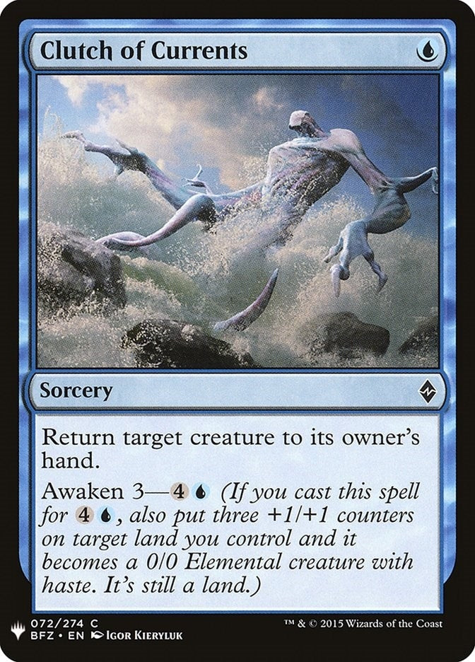 Clutch of Currents (72) [LIST] - MTG Single