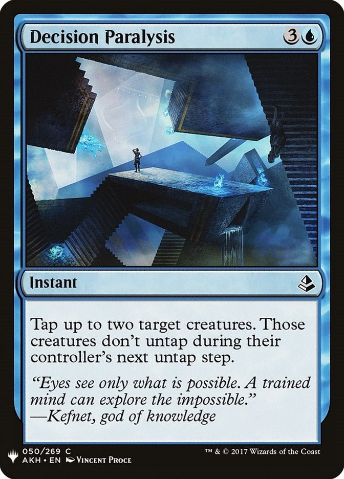 Decision Paralysis (50) [LIST] - MTG Single