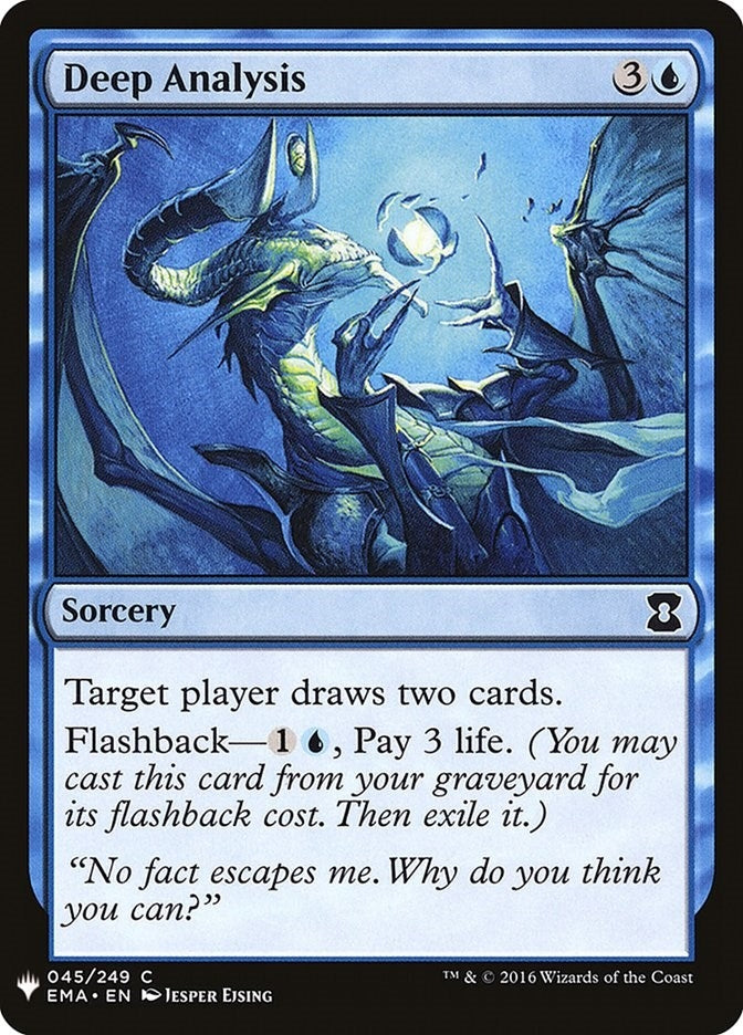 Deep Analysis (45) [LIST] - MTG Single