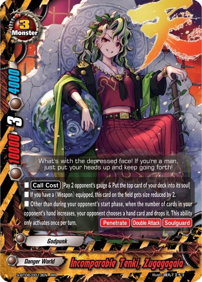 Incomparable Tenki Zugagagaia (60013) [S-BT06] - Future Card BuddyFight Single