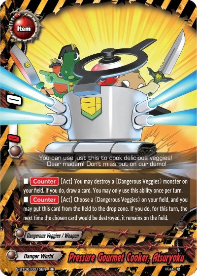 Pressure Gourmet Cooker Atsuryoku (60015) [S-BT06] - Future Card BuddyFight Single