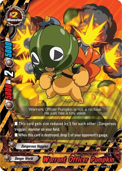 Warrant Officer Pumpkin (60039) [S-BT06] - Future Card BuddyFight Single