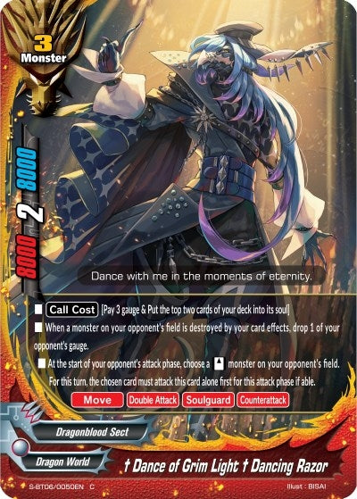 ’Dance of Grim Light’ Dancing Razor (60050) [S-BT06] - Future Card BuddyFight Single