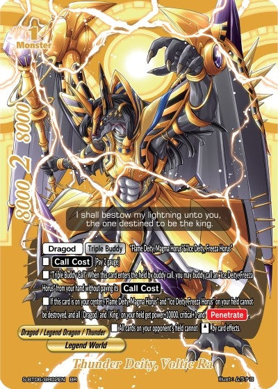 Thunder Deity Voltic Ra (BR) (602) [S-BT06] - Future Card BuddyFight Single