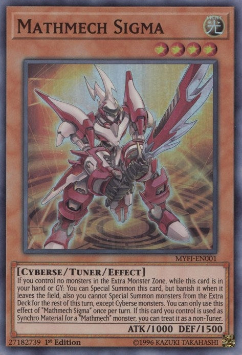 Mathmech Sigma (1) (MYFI) - YuGiOh Single