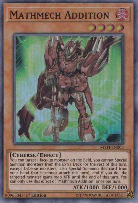 Mathmech Addition (3) (MYFI) - YuGiOh Single