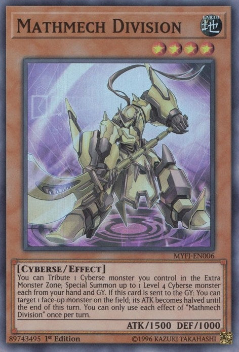 Mathmech Division (6) (MYFI) - YuGiOh Single