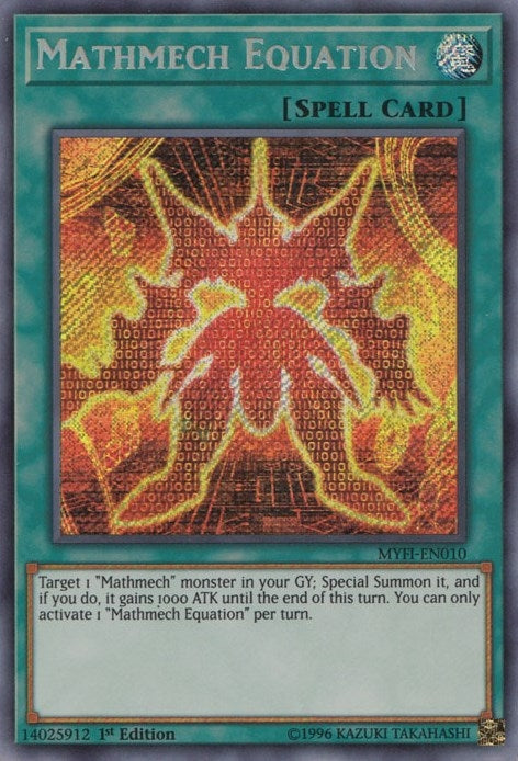Mathmech Equation (10) (MYFI) - YuGiOh Single