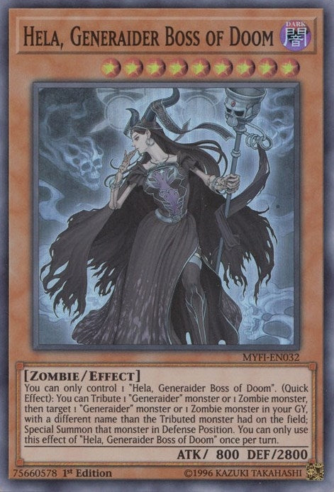 Hela Generaider Boss of Doom (32) (MYFI) - YuGiOh Single