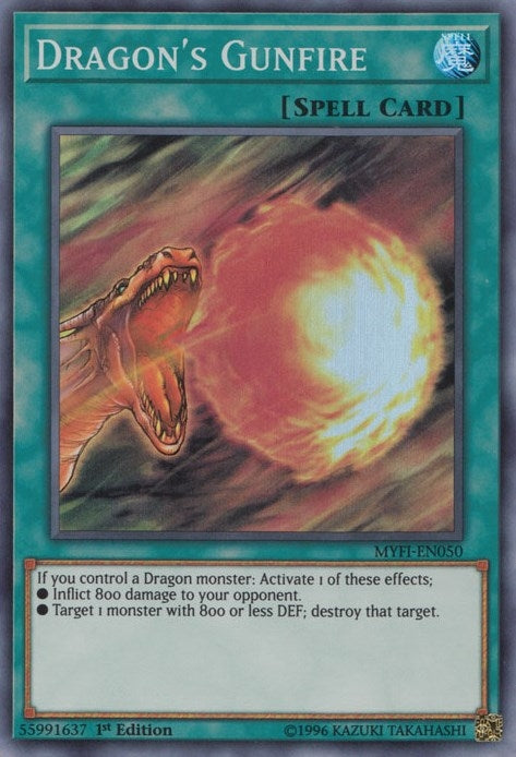 Dragon’s Gunfire (50) (MYFI) - YuGiOh Single