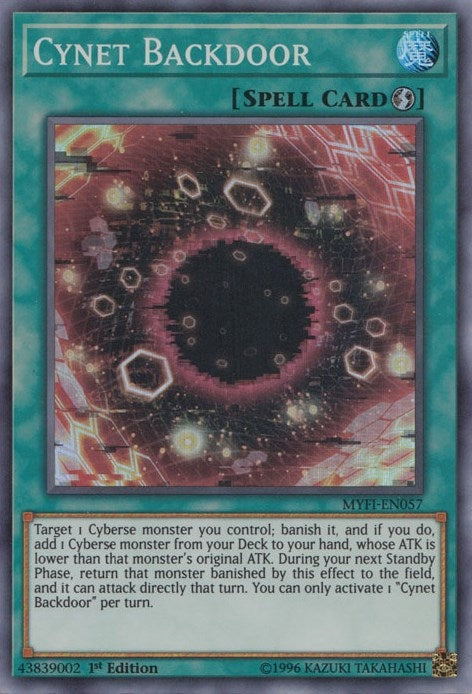 Cynet Backdoor (57) (MYFI) - YuGiOh Single