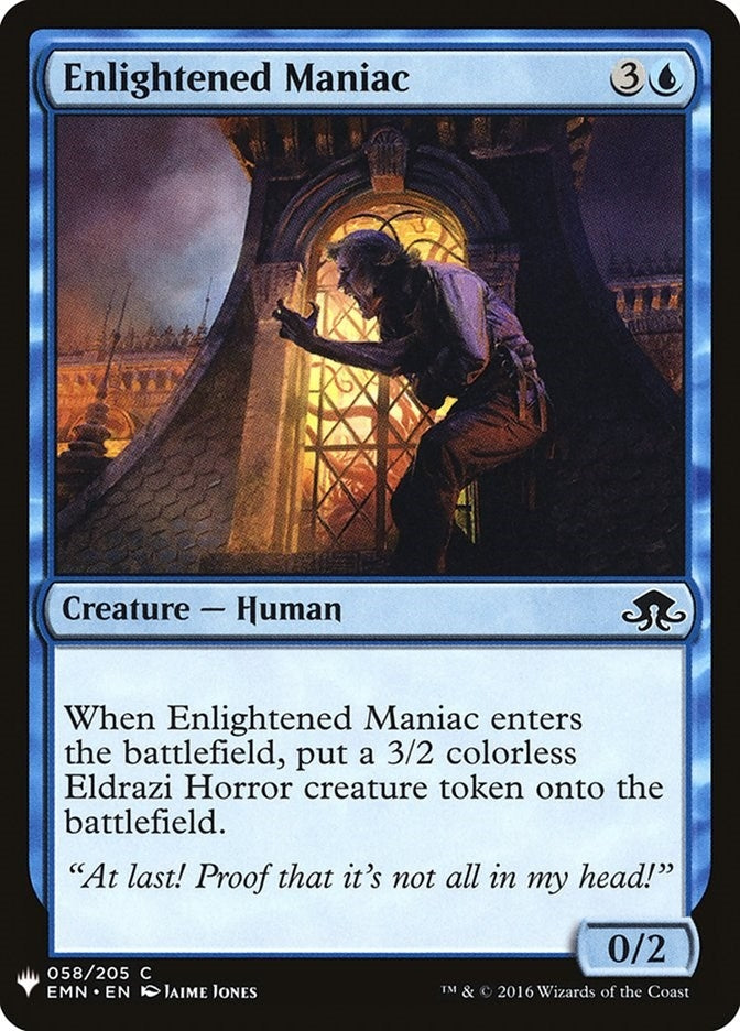 Enlightened Maniac (58) [LIST] - MTG Single