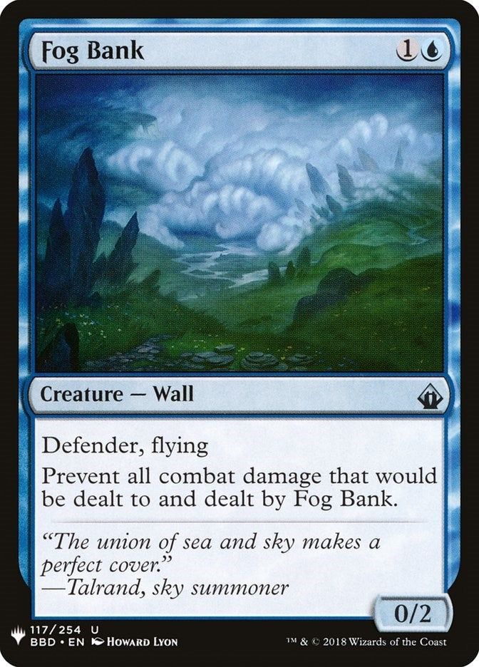 Fog Bank (117) [LIST] - MTG Single