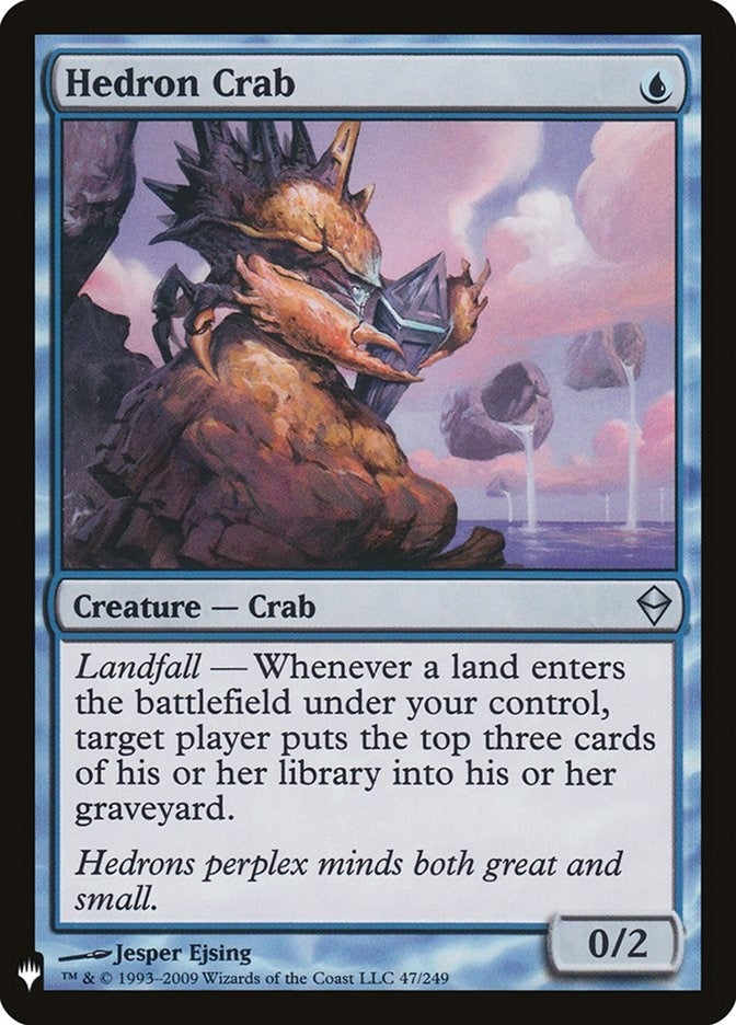 Hedron Crab (47) [LIST] - MTG Single