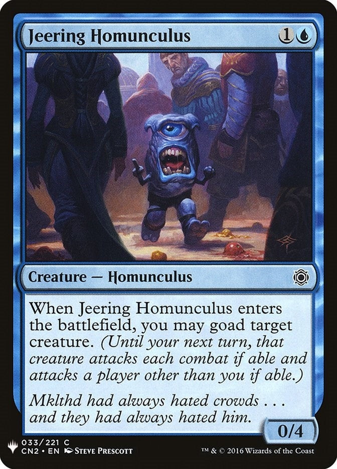 Jeering Homunculus (33) [LIST] - MTG Single
