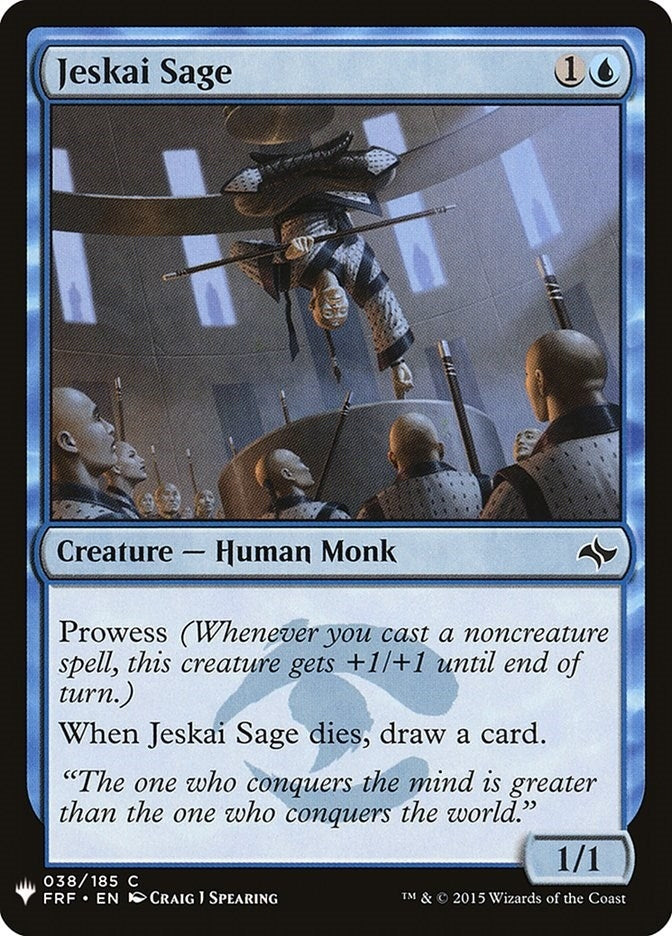 Jeskai Sage (38) [LIST] - MTG Single