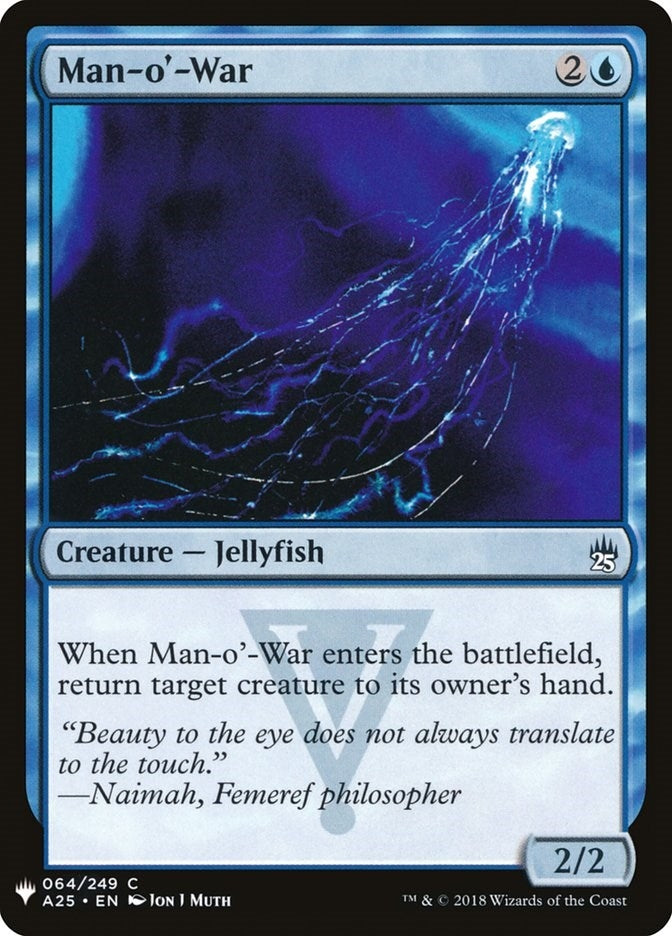 Man-o’-War (A25) (64) [LIST] - MTG Single