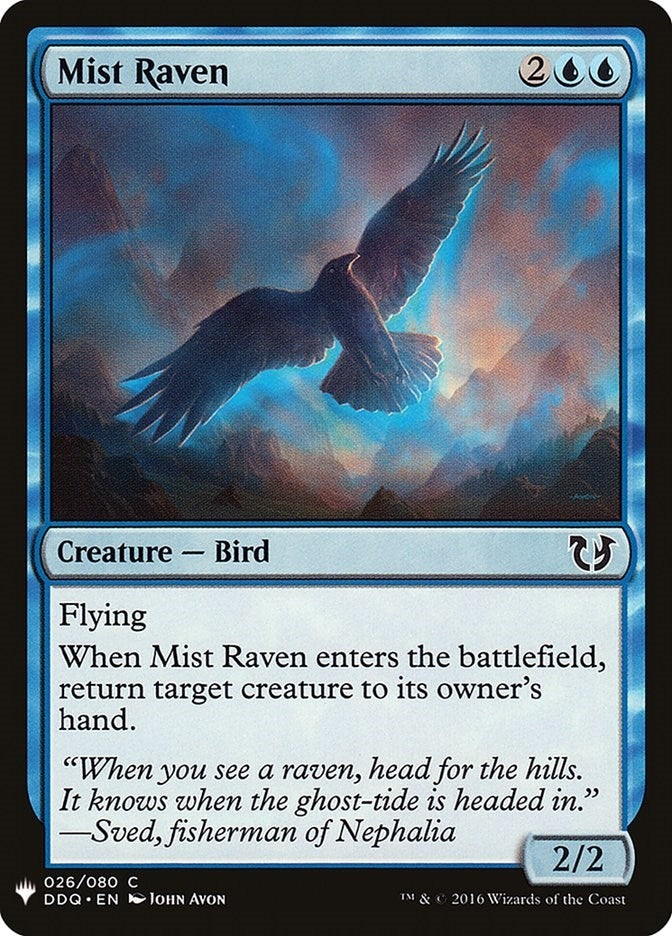 Mist Raven (26) [LIST] - MTG Single