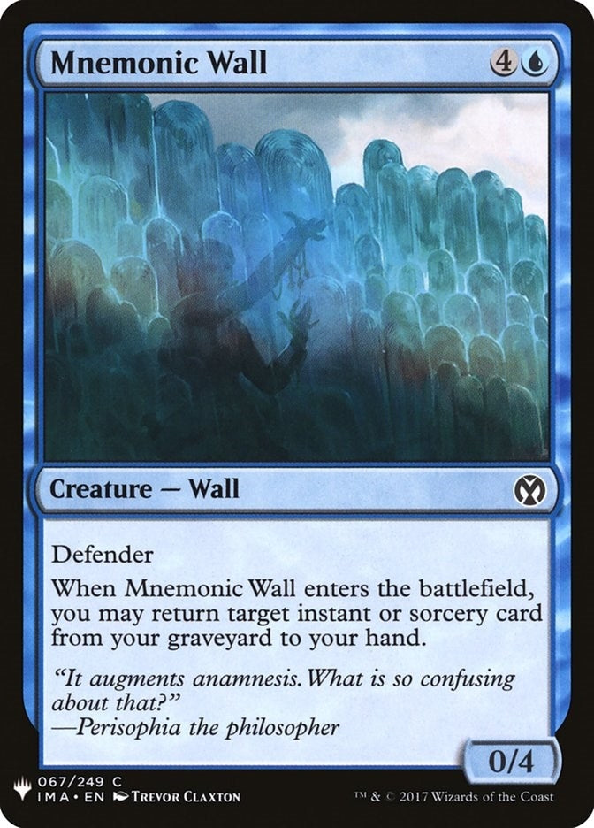 Mnemonic Wall (67) [LIST] - MTG Single