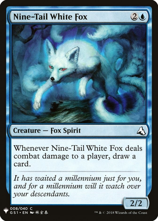 Nine-Tail White Fox (8) [LIST] - MTG Single