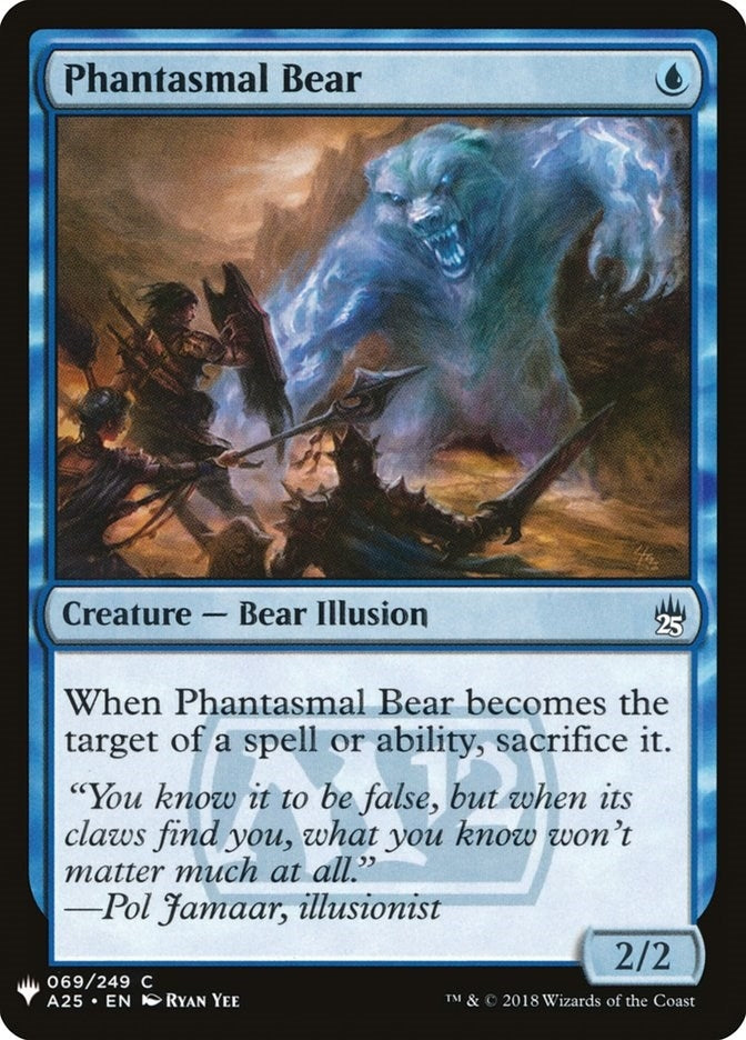 Phantasmal Bear (69) [LIST] - MTG Single