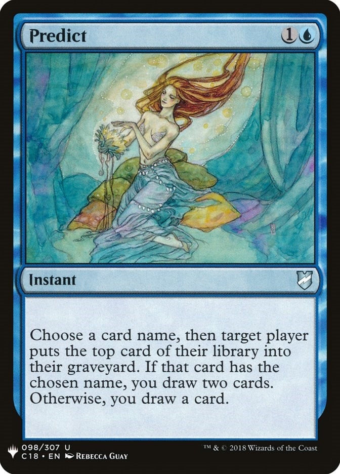 Predict (98) [LIST] - MTG Single