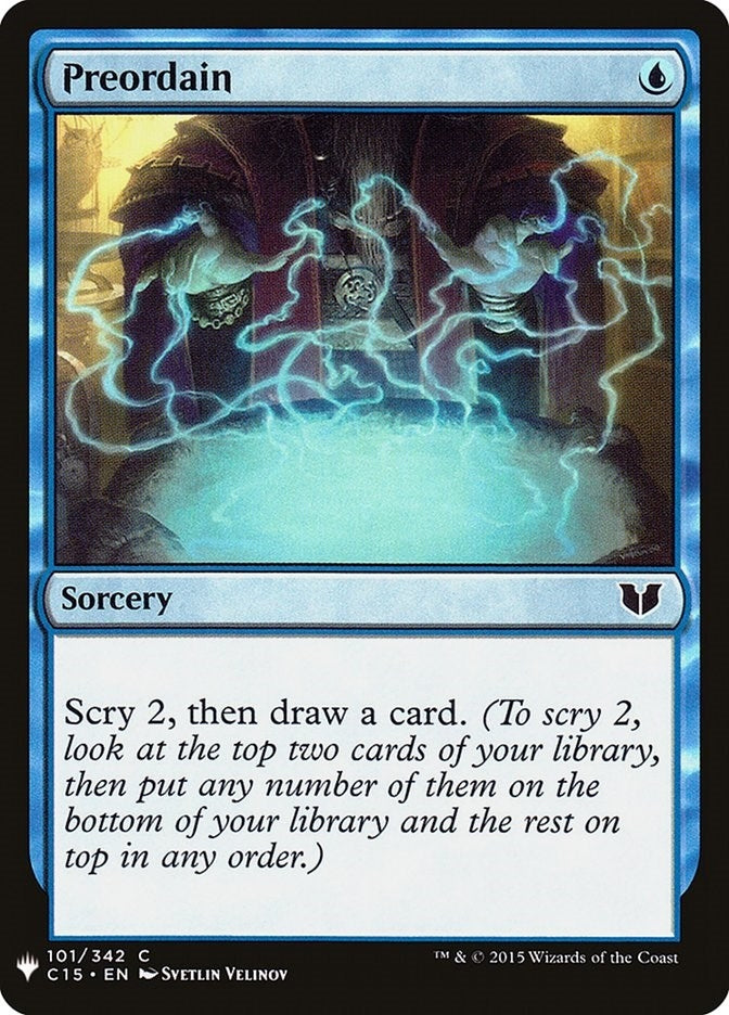 Preordain (C15) (101) [LIST] - MTG Single
