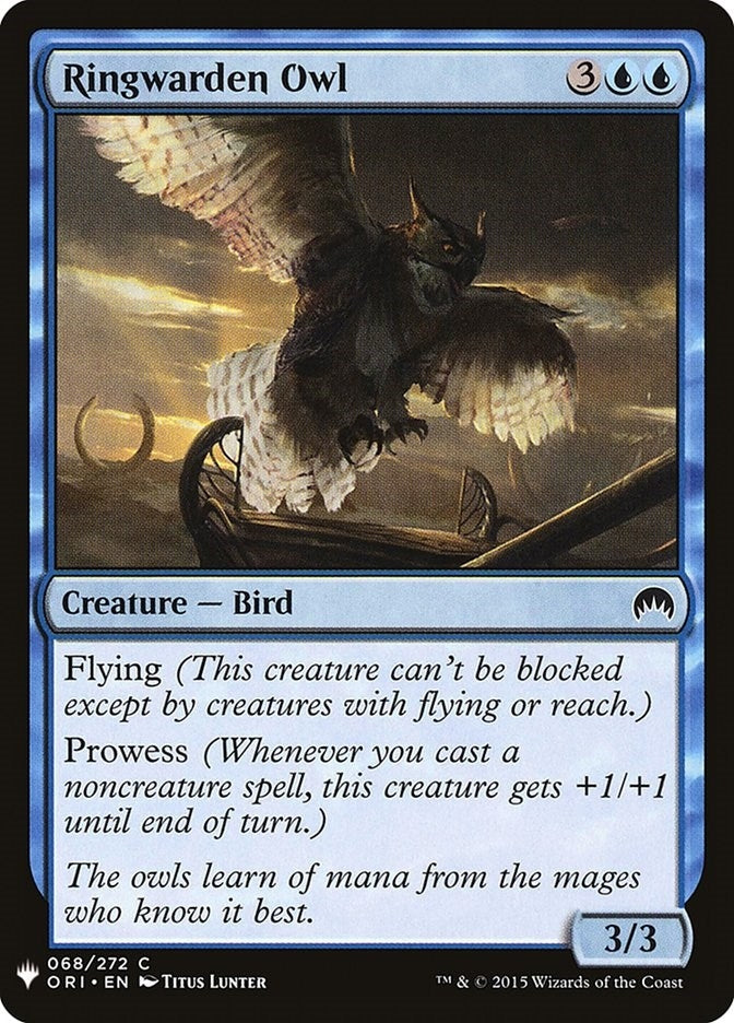 Ringwarden Owl (68) [LIST] - MTG Single