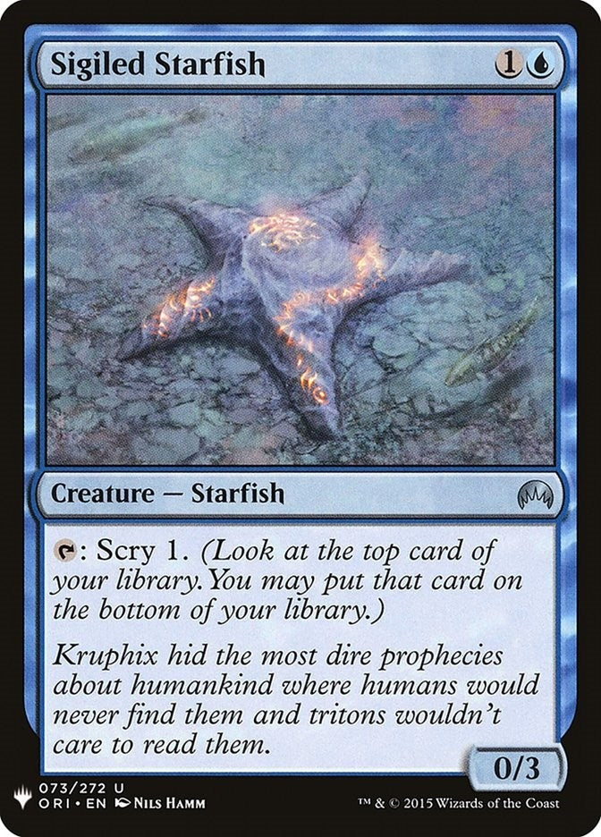 Sigiled Starfish (73) [LIST] - MTG Single