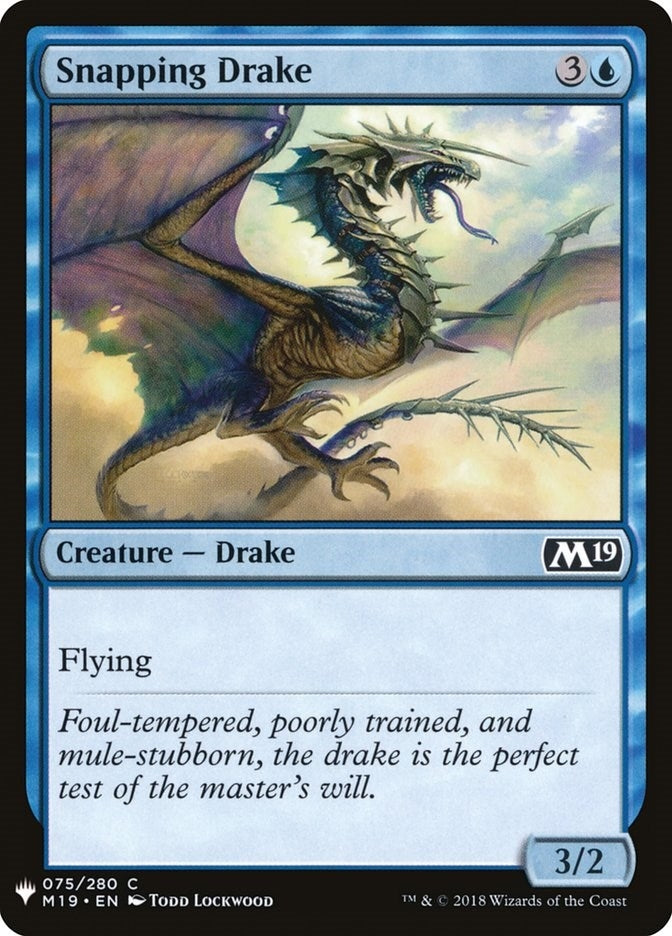 Snapping Drake (75) [LIST] - MTG Single