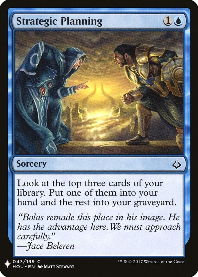 Strategic Planning (47) [LIST] - MTG Single