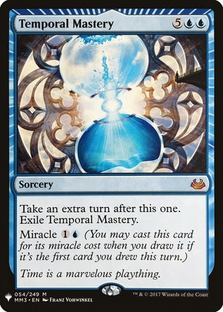 Temporal Mastery (54) [LIST] - MTG Single