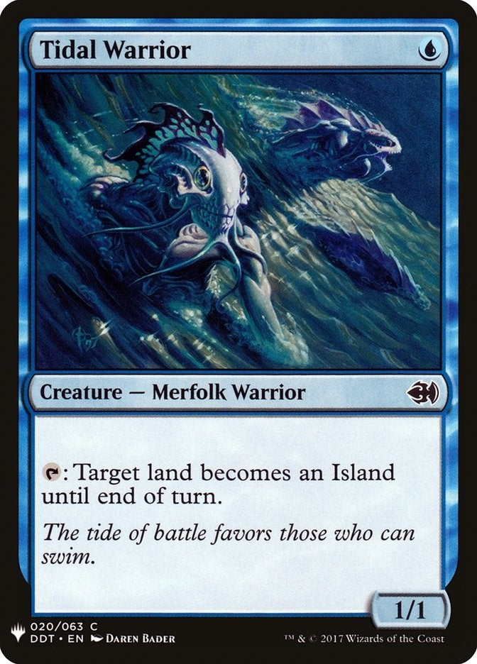 Tidal Warrior (20) [LIST] - MTG Single