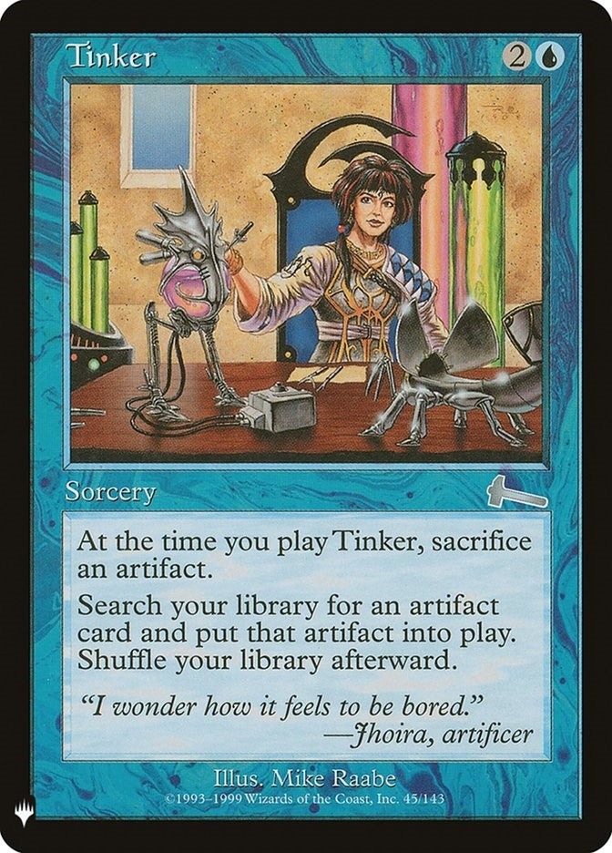 Tinker (45) [LIST] - MTG Single