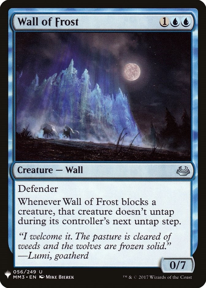 Wall of Frost (56) [LIST] - MTG Single