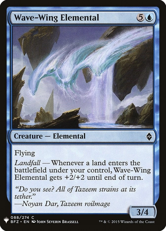Wave-Wing Elemental (88) [LIST] - MTG Single