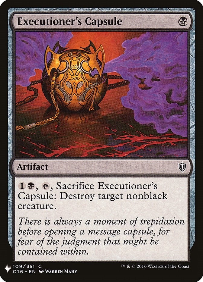 Executioner’s Capsule (109) [LIST] - MTG Single