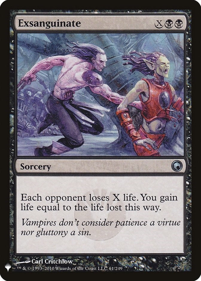 Exsanguinate (61) [LIST] - MTG Single