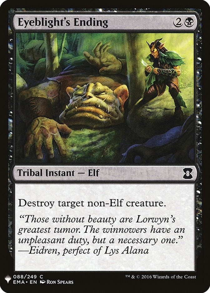 Eyeblight’s Ending (88) [LIST] - MTG Single