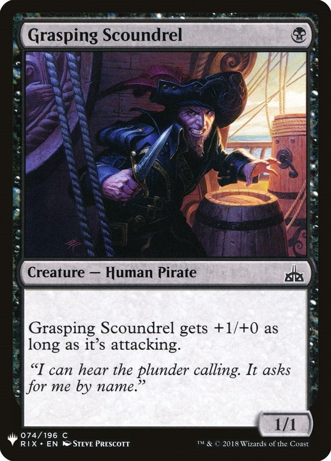 Grasping Scoundrel (74) [LIST] - MTG Single