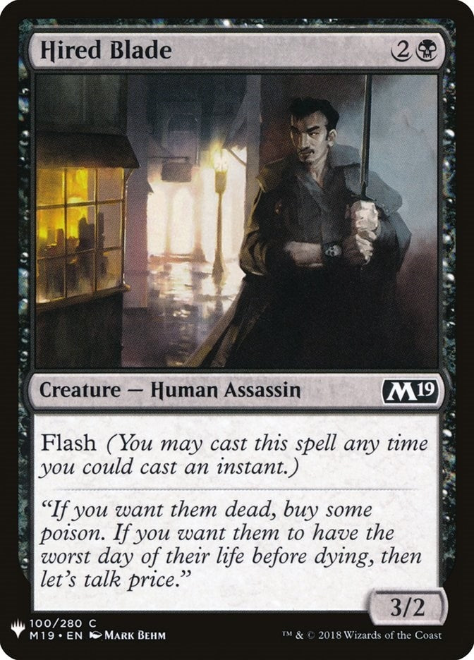 Hired Blade (100) [LIST] - MTG Single