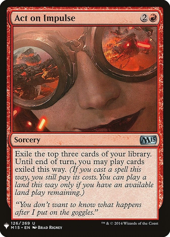 Act on Impulse (126) [LIST] - MTG Single
